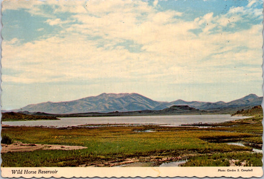 Vintage Postcard Wildhorse Reservoir Elko Nevada Owyhee River Unposted