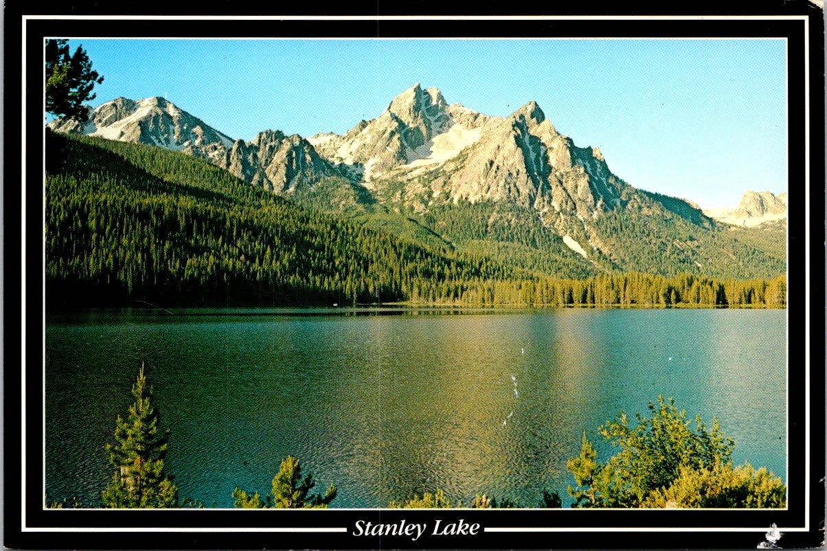 Vintage Postcard Stanley Lake Stanley Basin Sawtooth Mountains Idaho Unposted