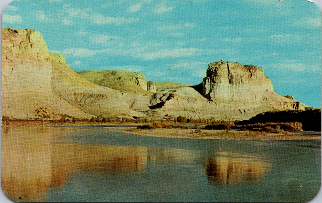 Vintage Postcard Toll Gate Rock Green Rivery Wyoming United States Unposted