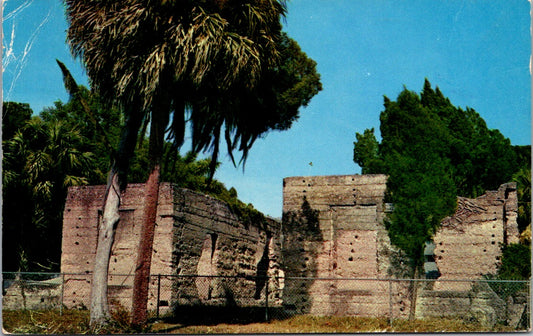 Vintage Postcard Braden Castle Park Bradenton Florida Posted 1961