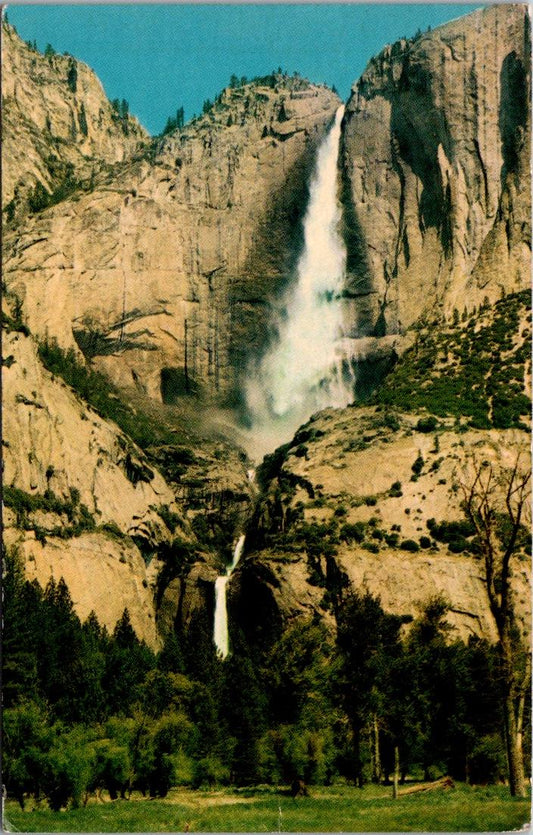 Vintage Postcard Yosemite National Park California Yosemite Falls Posted 1965