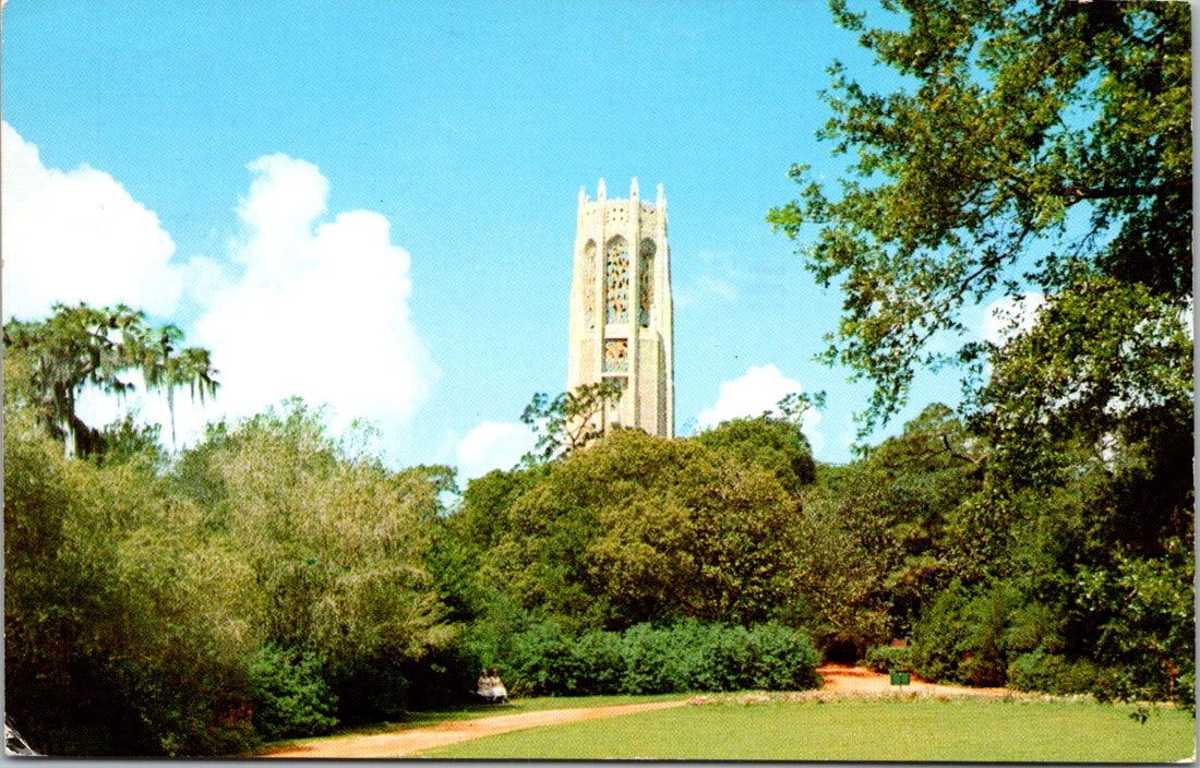 Vintage Postcard The Singing Towers Near Lake Wales Florida Posted 8 Cents