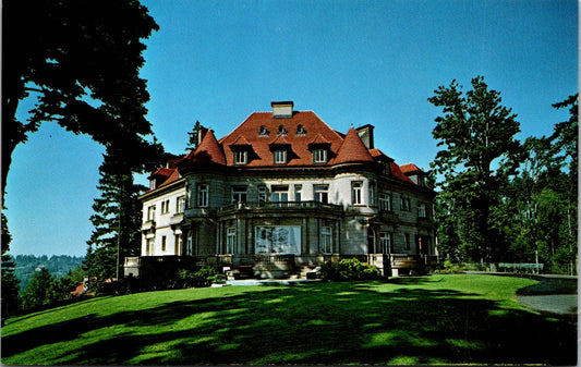 Vintage Postcard Pittock Mansion Pittock Acres Park Portland Oregon Unposted