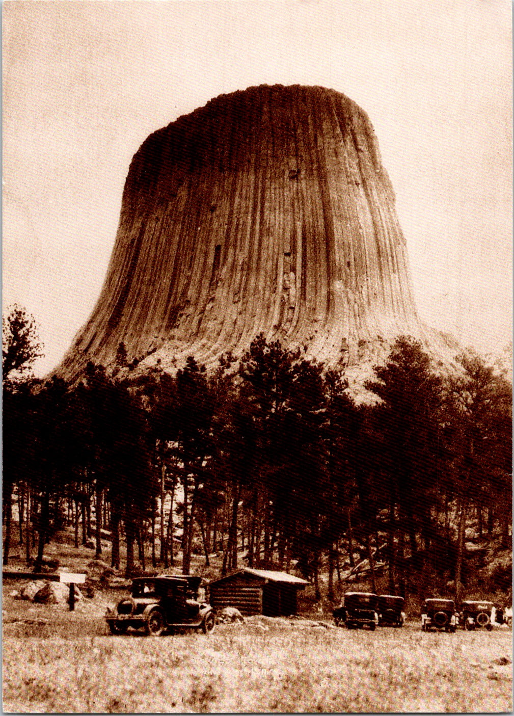 Vintage Postcard Devil's Tower First National Monument 1906 Wyoming Unposted