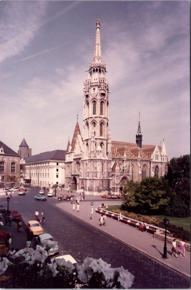 Vintage Postcard Matthias Church 13th - 19th Century Budapest Hungary Unposted