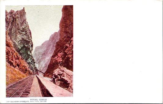 Vintage Postcard Royal Gorge Canyon Of The Arkansas River Colorado Unposted