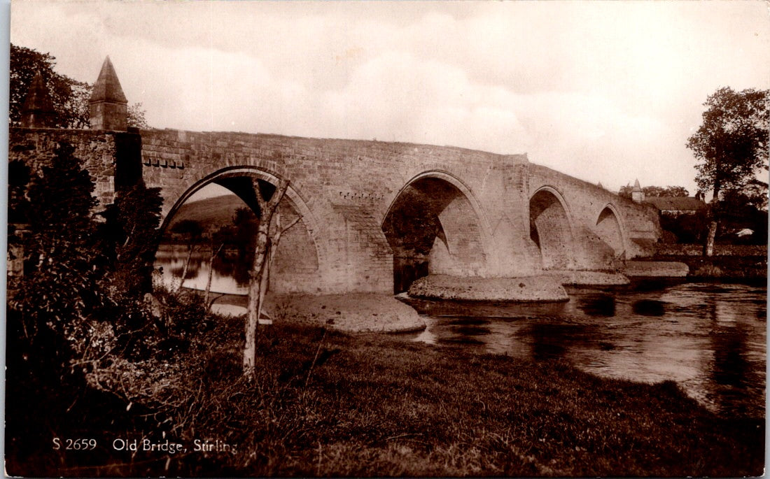 Vintage Postcard Old Bridge Surlin Bosnia And Herzegovina Unposted