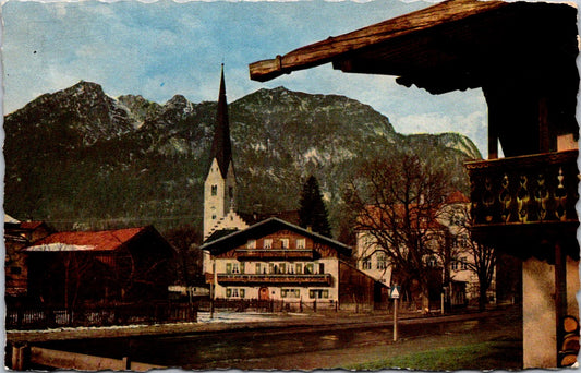 Vintage Postcard Garmisch Partenkirchen Germany Unposted