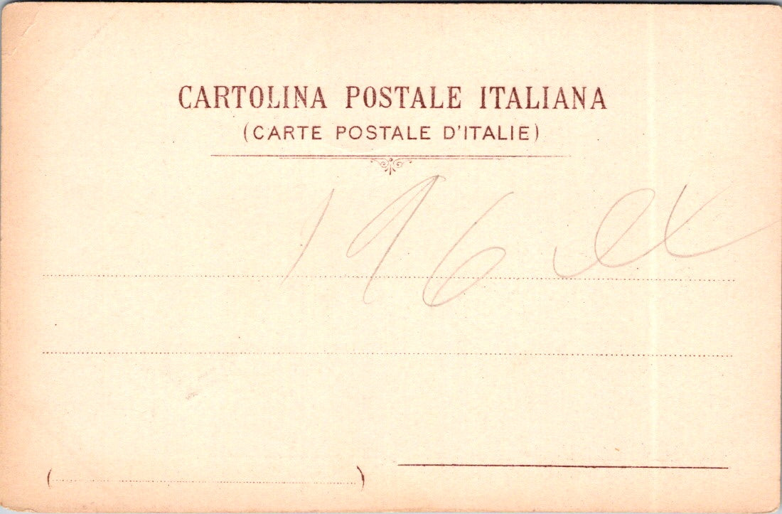 Vintage Postcard Tarantella Sorrentina De Luca Gentile Naples Italy Unposted