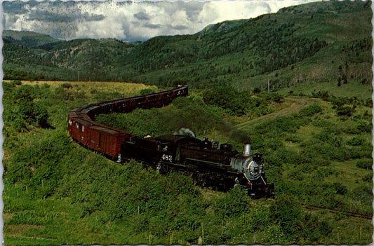 Vintage Postcard Cumbres And Toltec Scenic Railroad Colorado And New Mexico