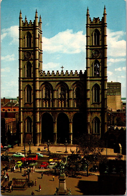 Vintage Postcard The Notre Dame Church Montreal Canada Unposted