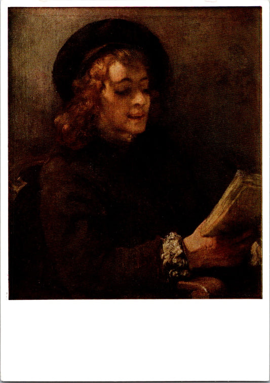 Vintage Postcard Titus van Rijn Rembrandt's Son Kunsthistorisches Museum Vienna