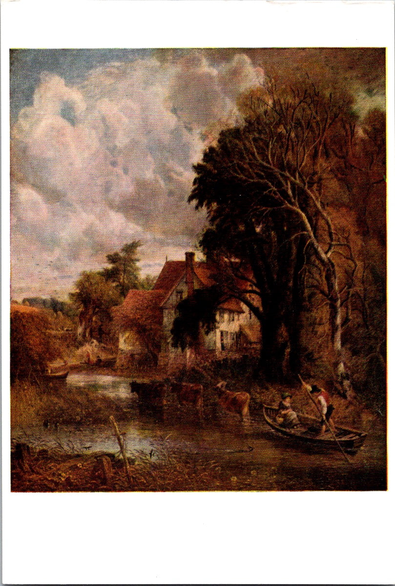 Vintage Postcard John Constable The Valley Farm Willy Lott's House Tate Gallery