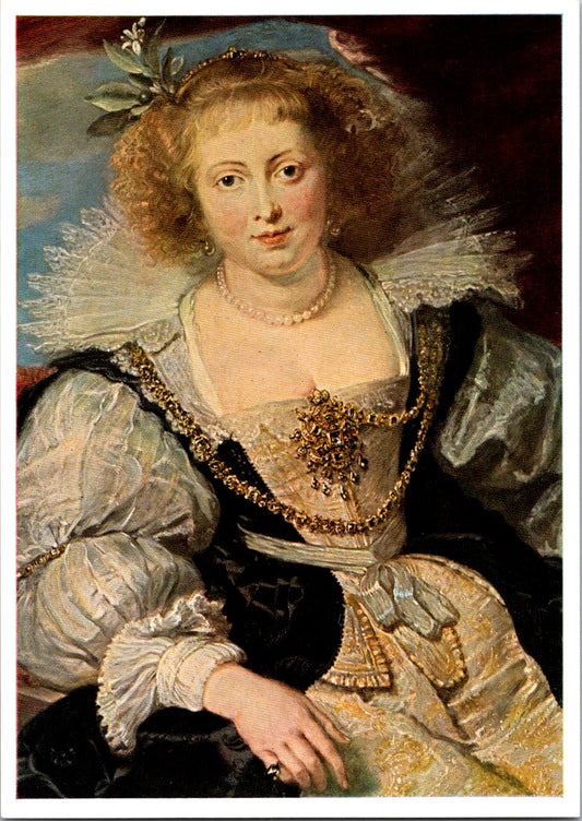 Vintage Postcard Helena Fourment Peter Paul Rubens' Wife Munich Germany Unposted