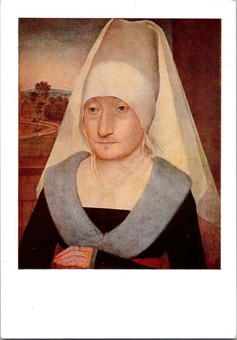 Vintage Postcard Head Of An Old Woman By Hans Memling France Unposted