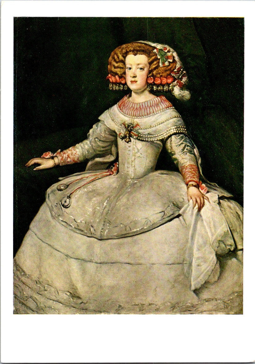 Vintage Postcard The Infanta Maria Theresa Diego Velasquez Boston Unposted