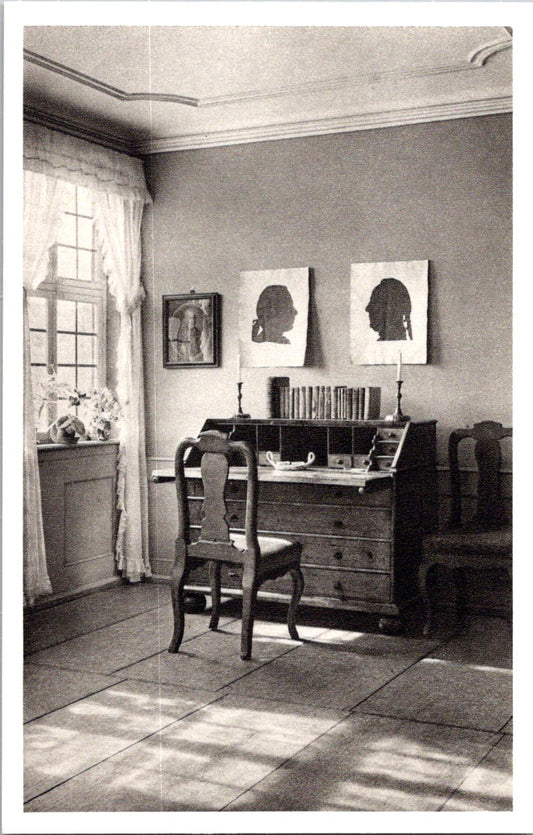 Vintage Postcard Goethe House Frankfurt Germany Poet's Room Unposted