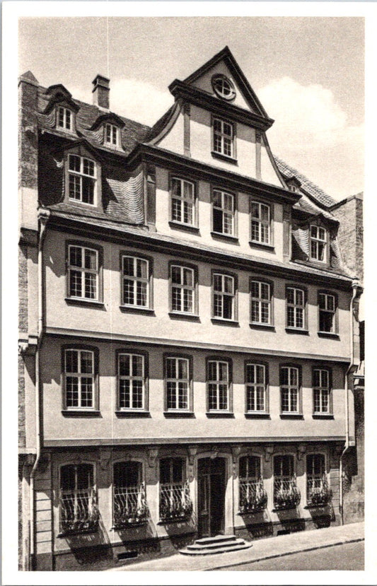 Vintage Postcard Goethe House Frankfurt Germany Exterior View Unposted