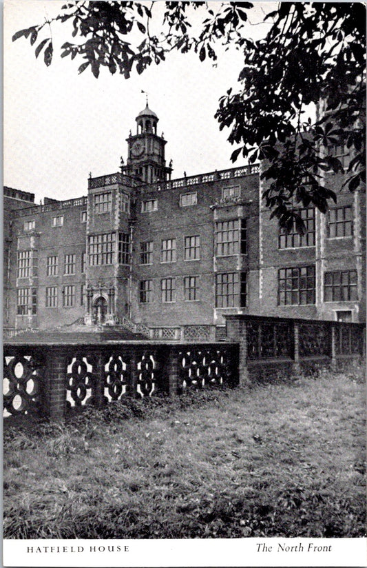 Vintage Postcard The North Front Hatfield House