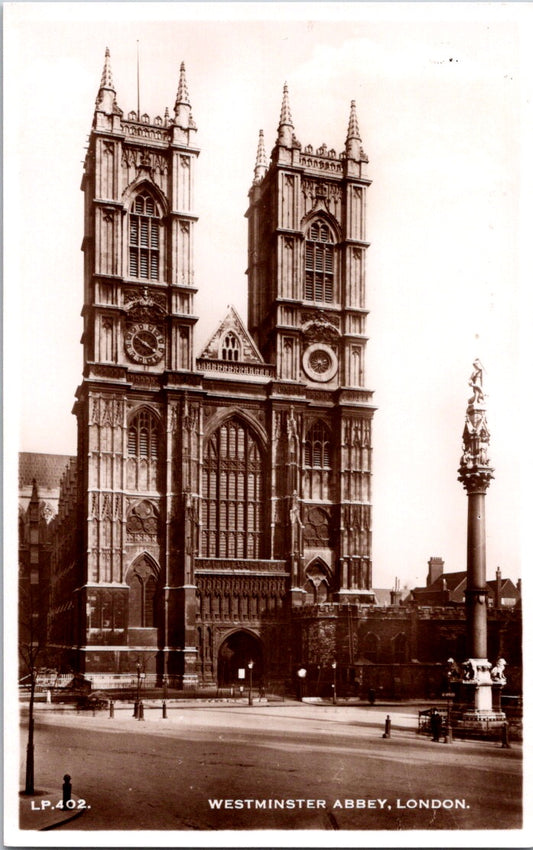 Vintage Postcard Westminster Abbey London United Kingdom Unposted