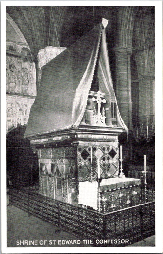 Vintage Postcard Shrine Of Saint Edward The Confessor Westminster Abbey Unposted