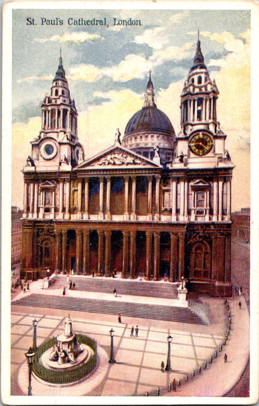 Vintage Postcard Saint Paul's Cathedral London England United Kingdom Unposted