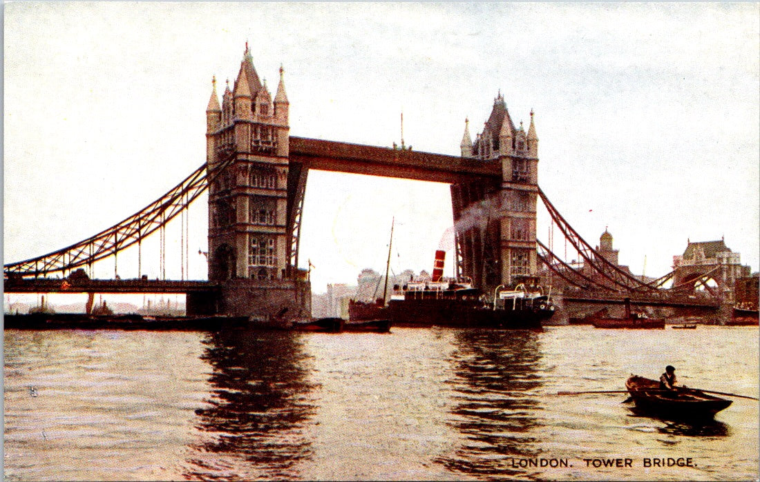 Vintage Postcard The Tower Bridge London United Kingdom Unposted