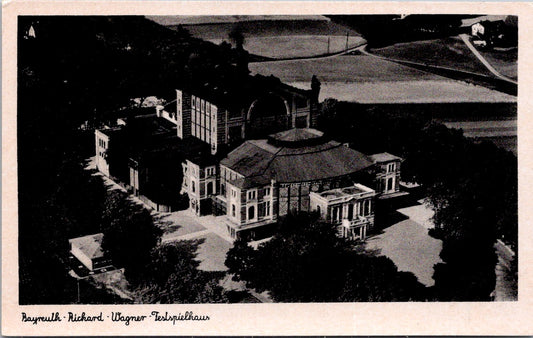 Vintage Postcard The Bayreuth Festspielhaus Bayreuth Festival Theatre Germany