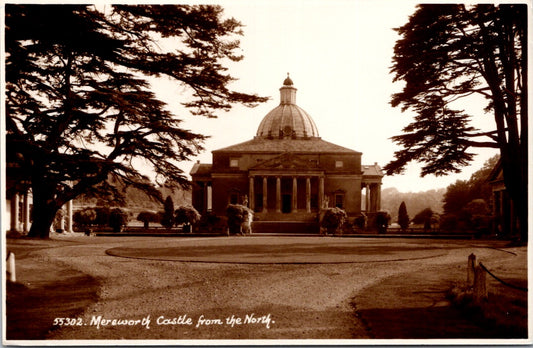 Vintage Postcard View Of Mereworth Castle From The North Kent England Unposted