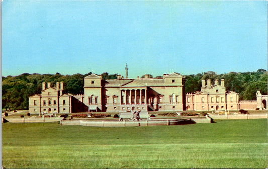 Vintage Postcard South Front Holkham Hall  Norfolk England. United Kingdom