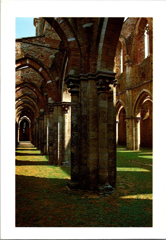 Vintage Postcard Abbey Of San Galgano Tuscany Italy Unposted