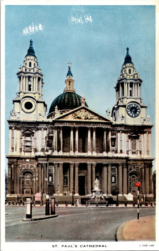 Vintage Postcard Saint Pauls Cathedral England United Kingdom Unposted