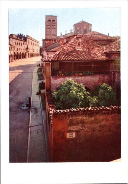 Vintage Postcard Rigoletto House Guild Lodge Mantua Italy Unposted