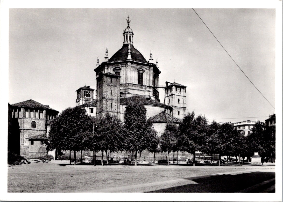 Vintage Postcard Chapel Of San Ippolito And San Aquilino Basilica di San Lorenzo