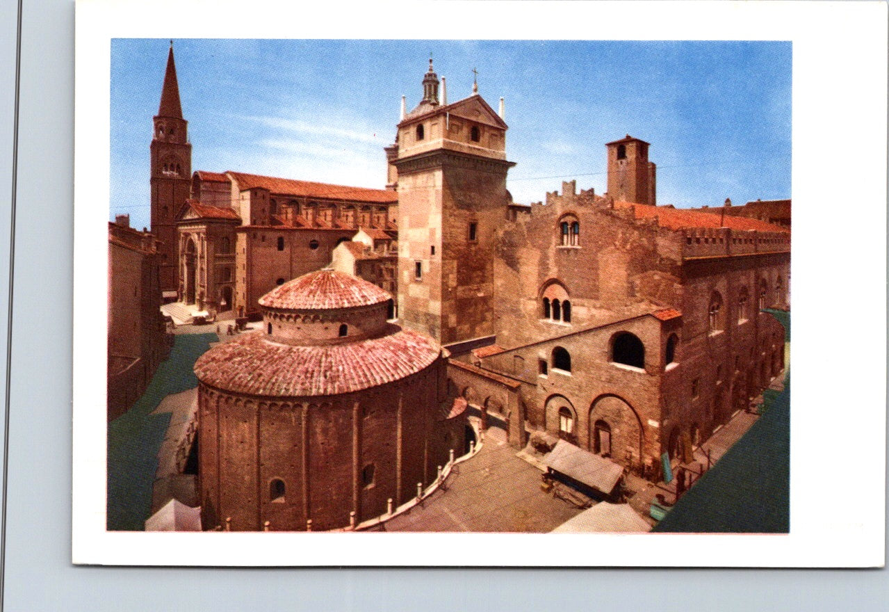 Vintage Postcard The Monumental Complex Mantua Italy Unposted