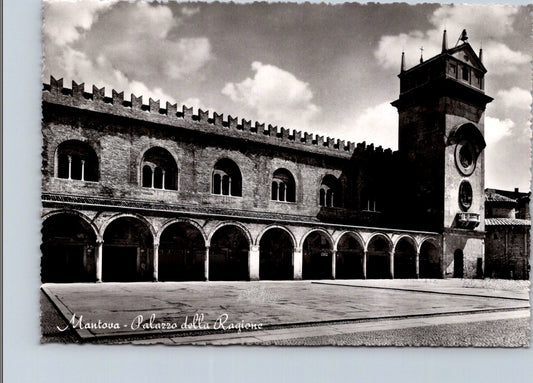 Vintage Postcard Palazzo Della Ragione Museum Mantua Italy Unposted