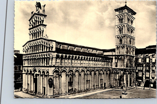 Vintage Postcard Chiesa di San Michele in Foro Lucca Italy Unposted