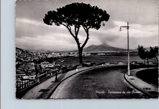 Vintage Postcard Naples Italy General View From Orazio Street Unposted