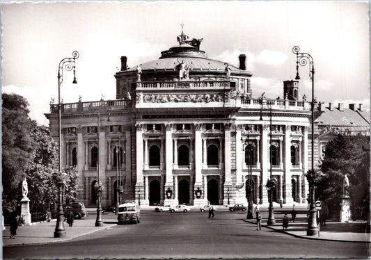 Vintage Postcard Imperial Theater Order Court Burgtheater Vienna Austria