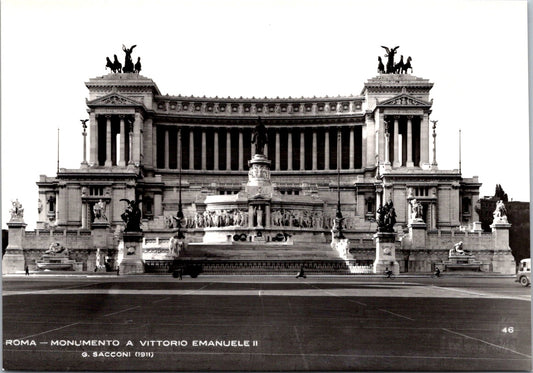 Vintage Postcard The Victor Emmanuel II National Monument Rome Italy Unposted