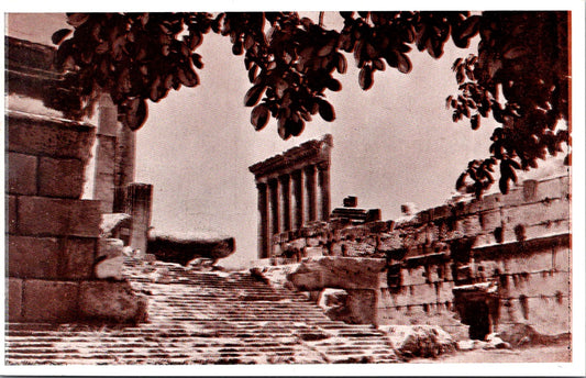 Vintage Postcard Baalbek City In Lebanon Unposted