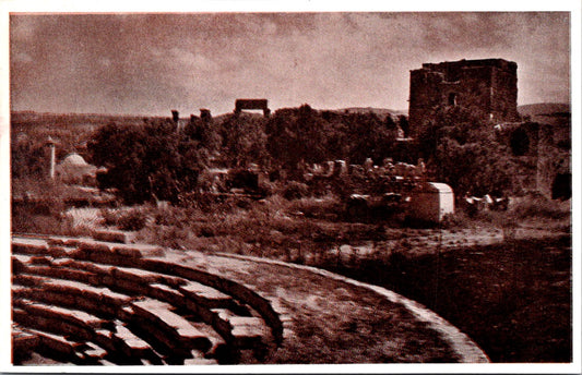 Vintage Postcard The Ruins Byblons Lebanon Unposted