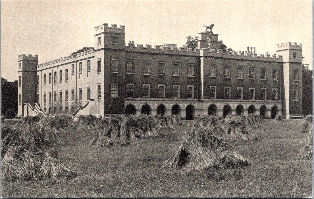 Vintage Postcard The River Front In War Time Syon House England United Kingdom