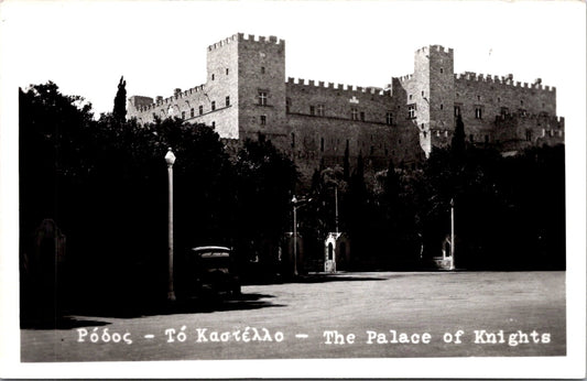 Vintage Postcard Palace of the Grand Master Of The Knights Rhodes Greece