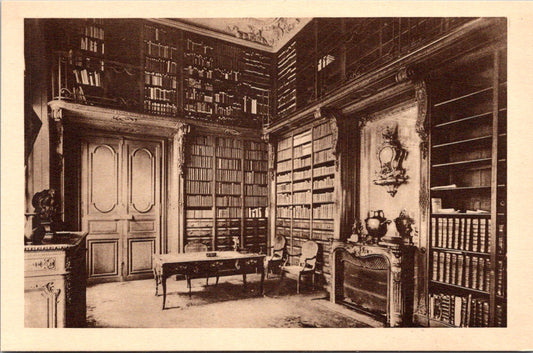 Vintage Postcard The General Manager's Office National Library France Unposted