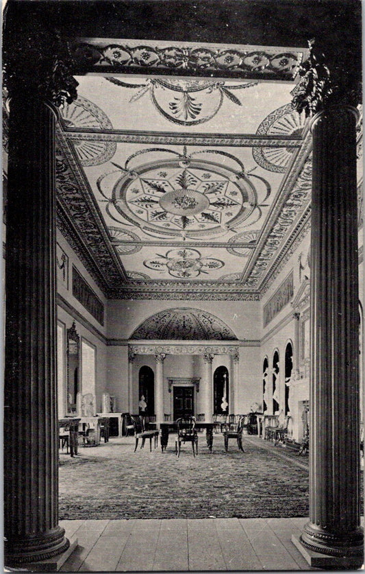 Vintage Postcard The State Dining Room Syon House By Country Life England