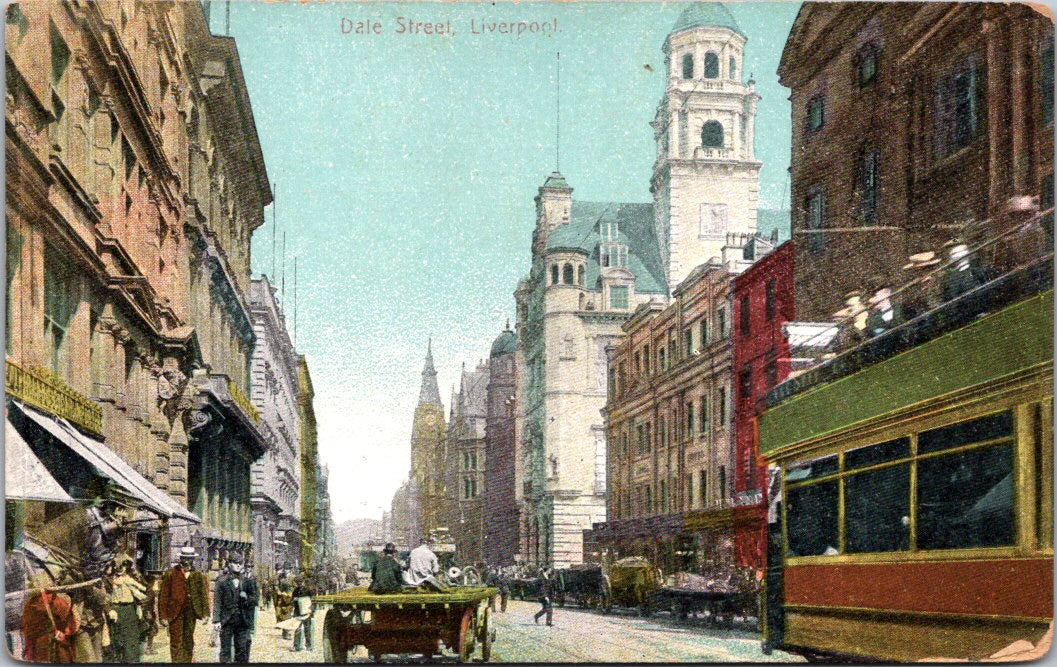 Vintage Postcard Dale Street Liverpool England United Kingdom Unposted