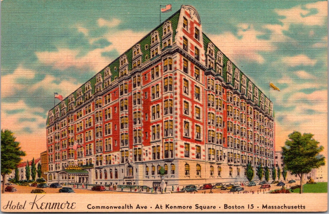 Vintage Postcard Hotel Kenmore Commonwealth Avenue Boston Massachusetts Unposted