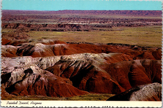 Vintage Postcard From Kachina Point Painted Desert Arizona United States