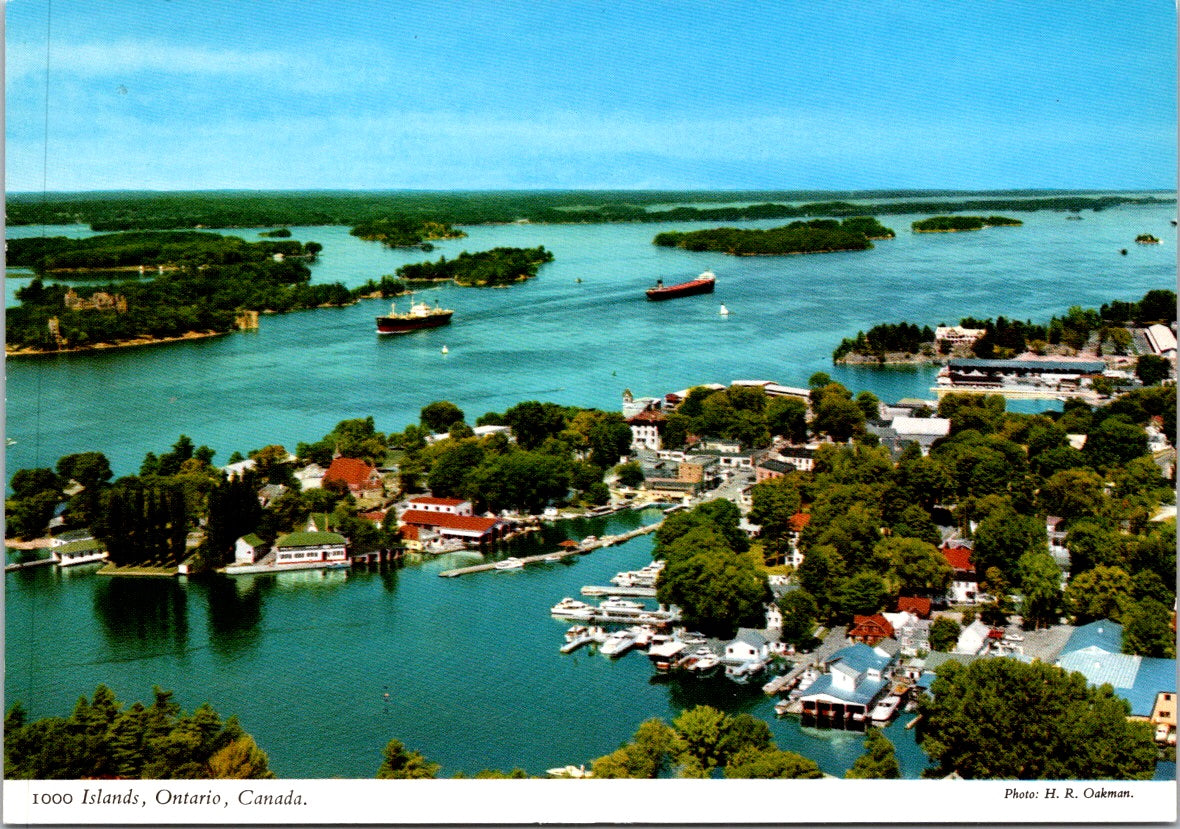 Vintage Postcard The Thousand Islands Ontario Canada Unposted